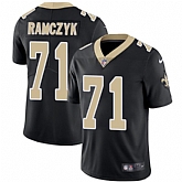 Nike Men & Women & Youth Saints 71 Ryan Ramczyk Black NFL Vapor Untouchable Limited Jersey,baseball caps,new era cap wholesale,wholesale hats